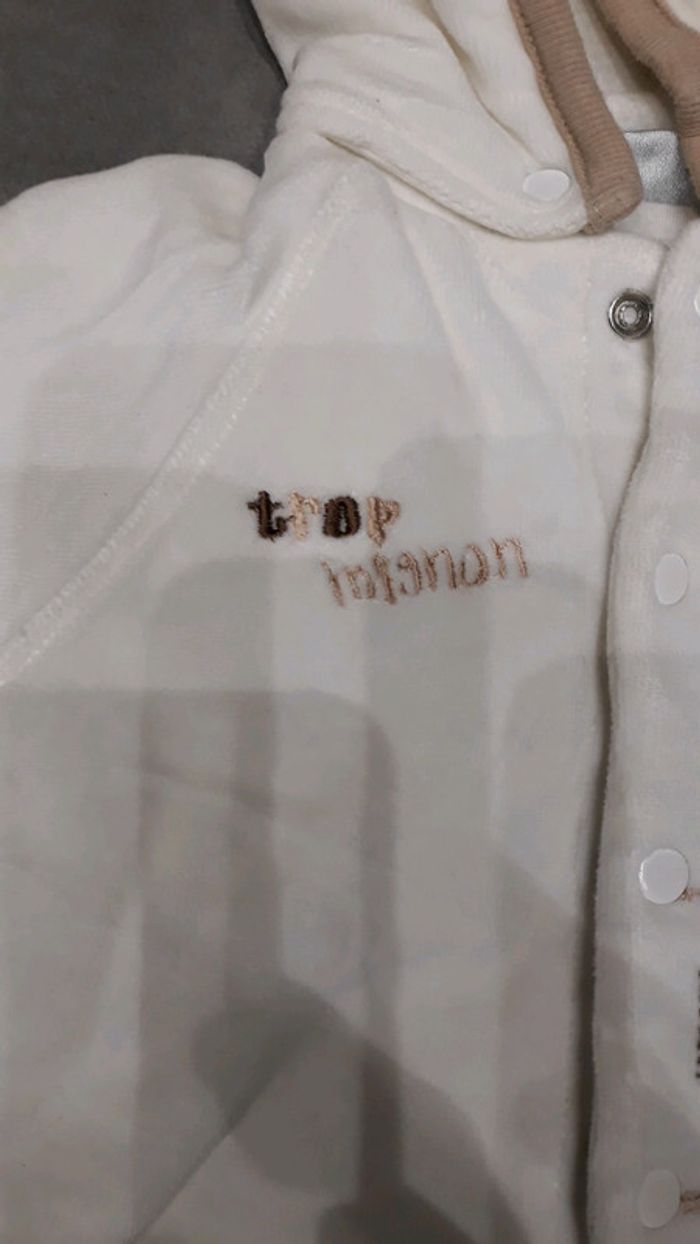 Petite veste molletonné naissance - photo numéro 2