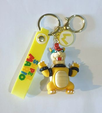 🍄 Porte-clé 3D PVC Jeu-Vidéo Nintendo Super Mario Bowser 🍄