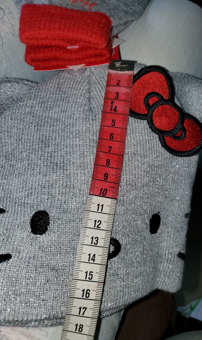 Hello kitty ensemble gants et bonnet taille unique - photo numéro 4