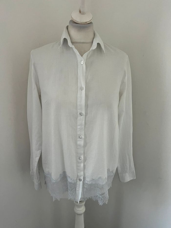 Chemisier fin bas dentelle The Kooples XS