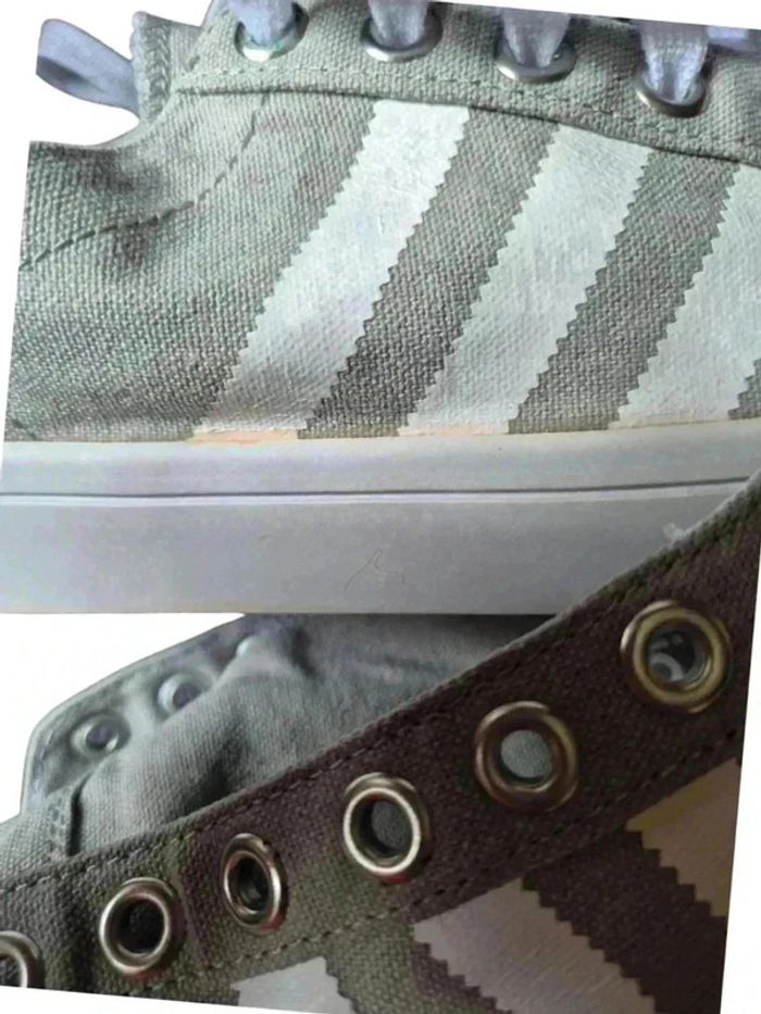 Baskets homme gris clair Adidas 🌹43.5🌹 - photo numéro 6