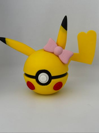 Pokeball pikachu fille