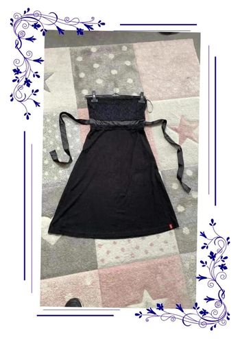 Superbe robe bustier EDC taille S noire