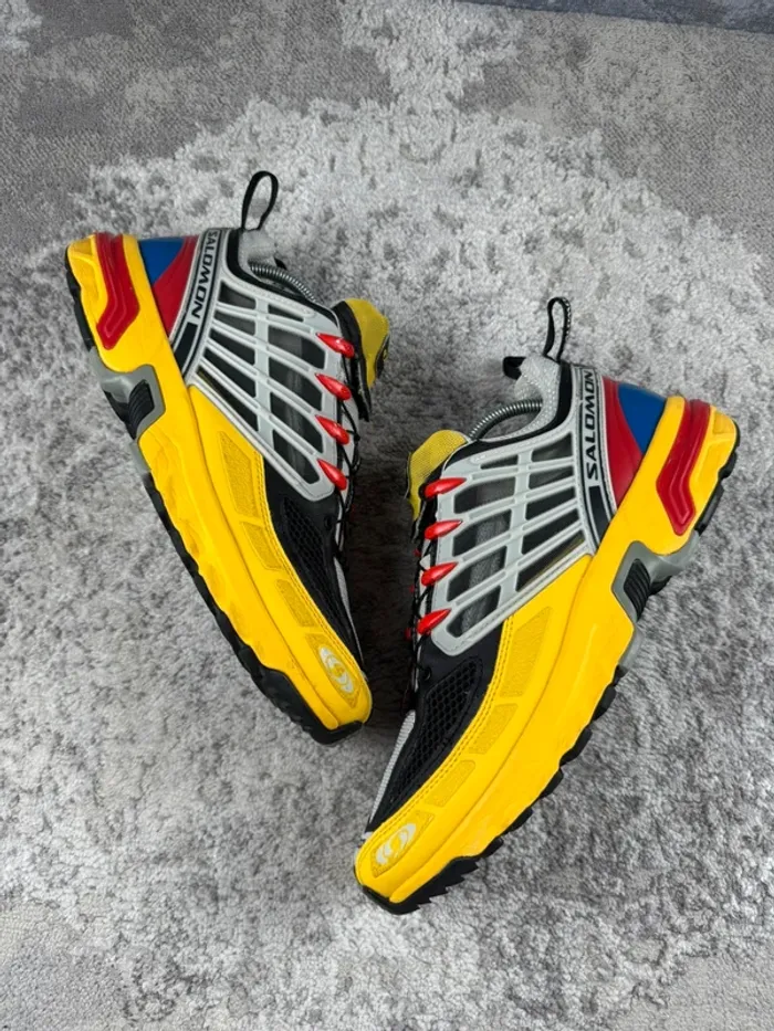 Salomon ACS Pro - Black Lemon High Risk Red - Black & Yellow & Red