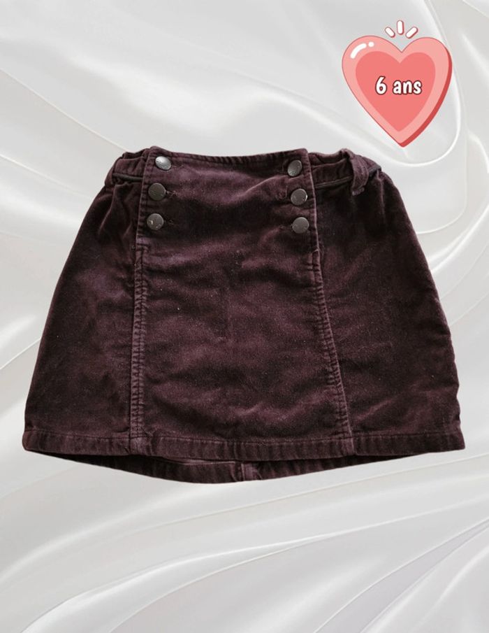 Jupe marron fille 6 ans