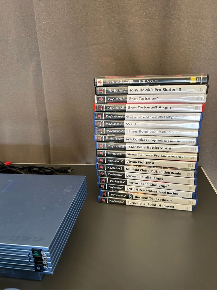 PS2 Aqua blue - photo numéro 2