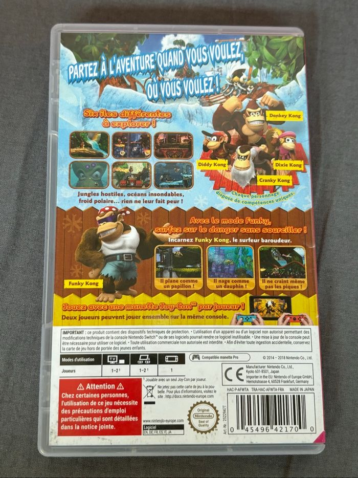 Jeu switch donkey kong tropical freeze - photo numéro 3