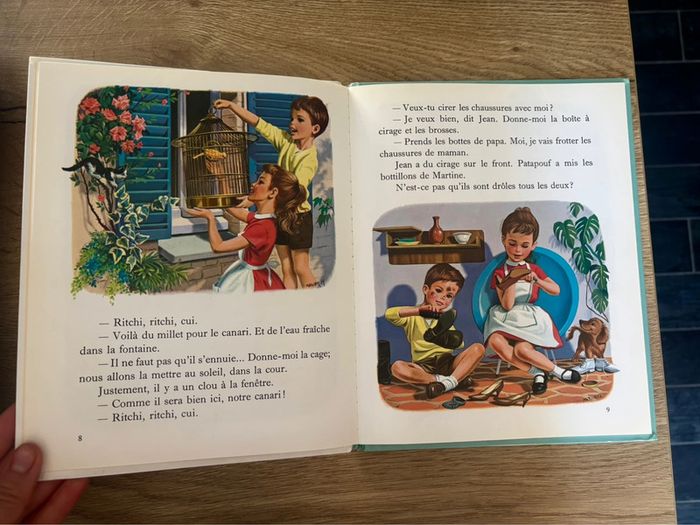 Livre Vintage Martine à la maison pour Enfants - photo numéro 6