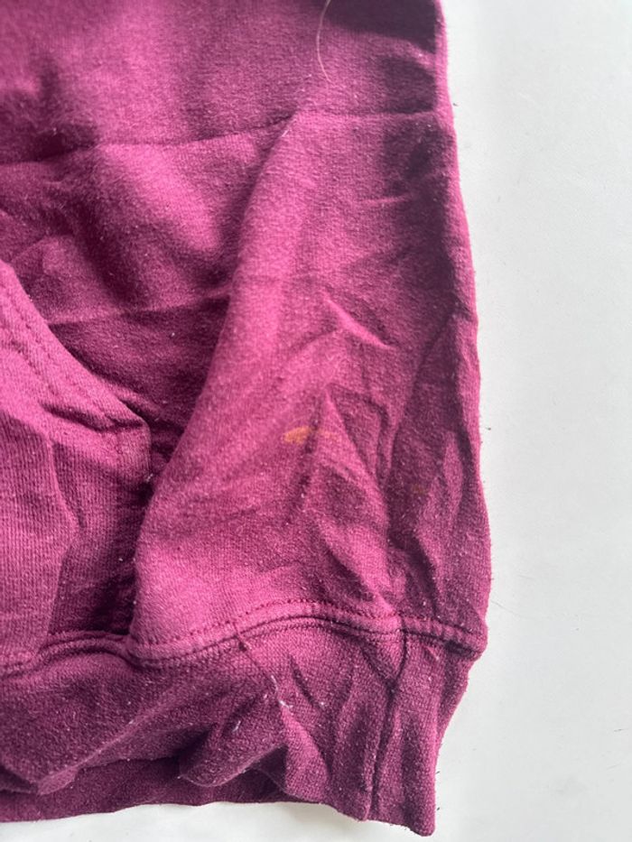 Sweat à capuche bordeaux Crawford Lions– Gildan DryBlend – Taille M - photo numéro 7