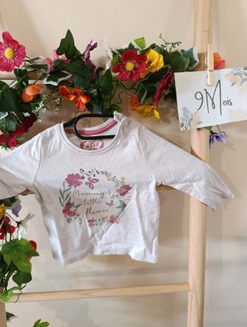 T-shirt manche longue 9mois Primark
