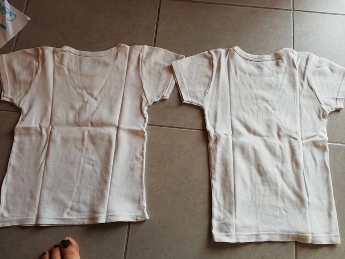 2 sous t shirt manches courtes 6 8 ans - photo numéro 2