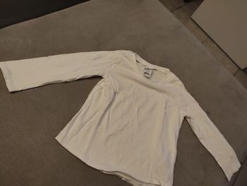 Tee shirt manches longues blanc 2/3 ans  Décathlon