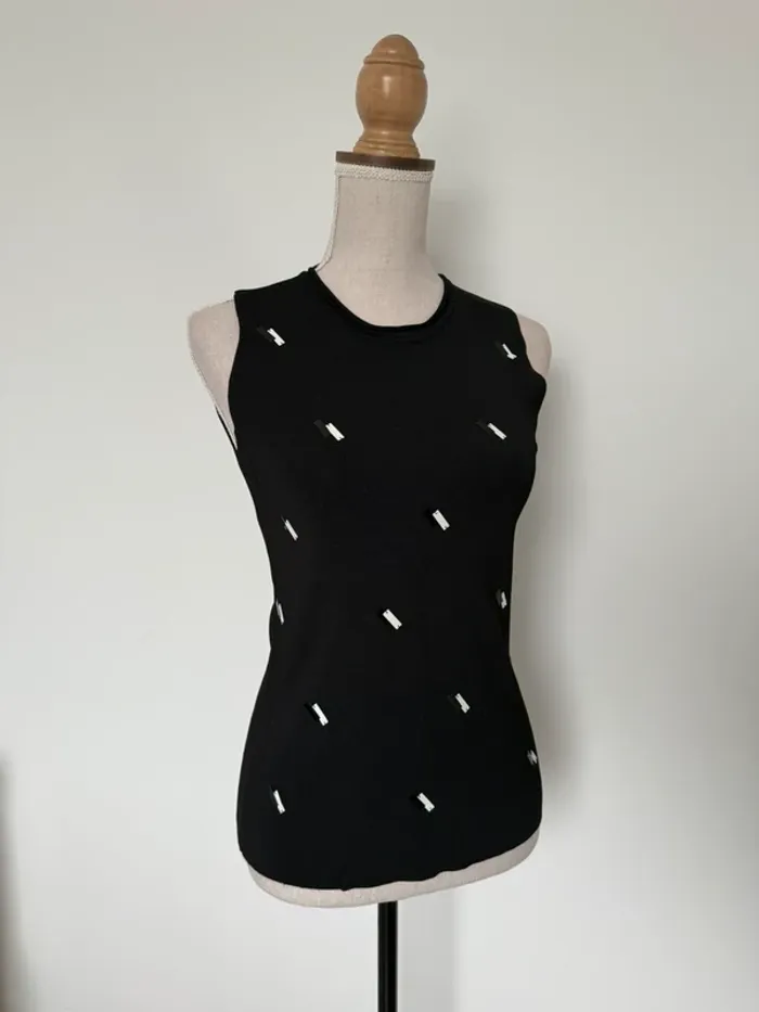 T-shirt top haut débardeur maillot camisa chemise camicia overhemd folder maille élastique