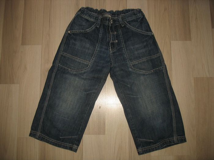 BERMUDA EN JEAN BLEU GARÇON "CAPTAIN TORTUE" - 12 ANS - n°01