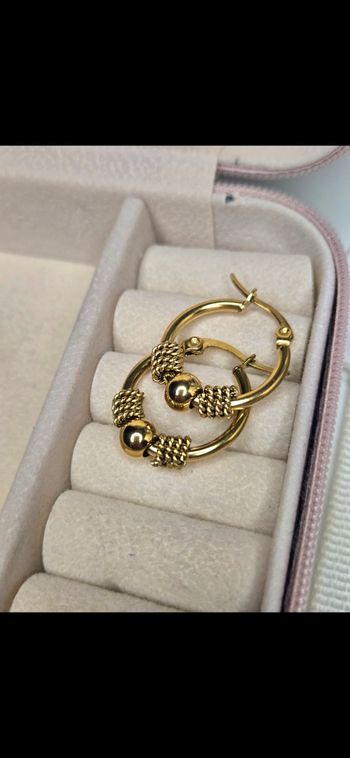 Boucles d'oreille en acier inoxydable