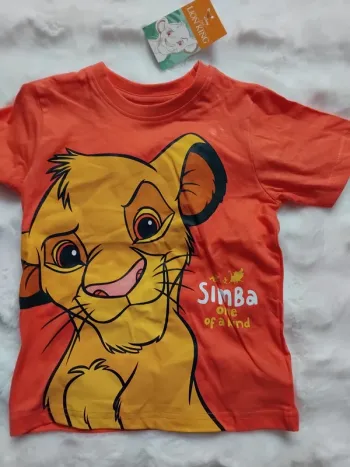 Tee-shirt Le roi lion, Disney, 5 ans neuf avec étiquettes