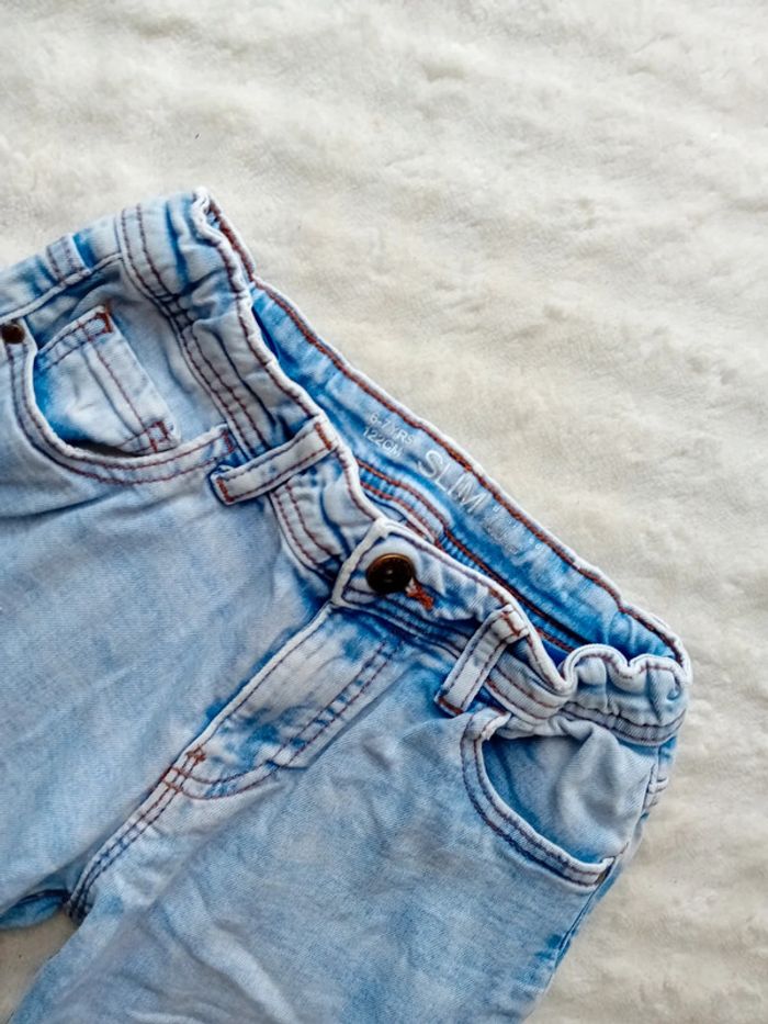 Jean garçon 6/7ans Primark 🩵🤍 - photo numéro 3