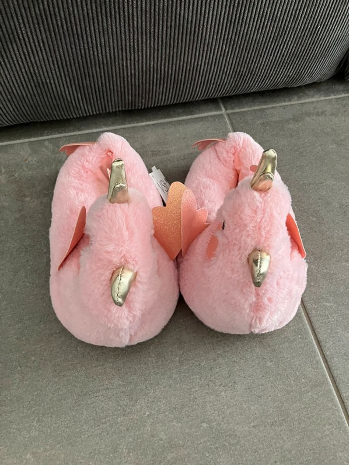 Chausson fantaisie femme rose - photo numéro 4