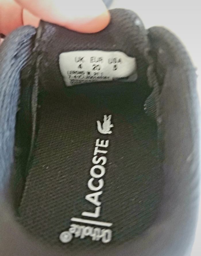🦋 Basket Lacoste Mixte T20 🦋 - photo numéro 8
