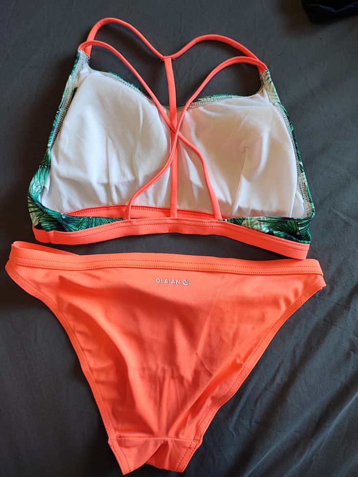 Maillot de bain Olaian deux pièces 14/15 ans - photo numéro 2