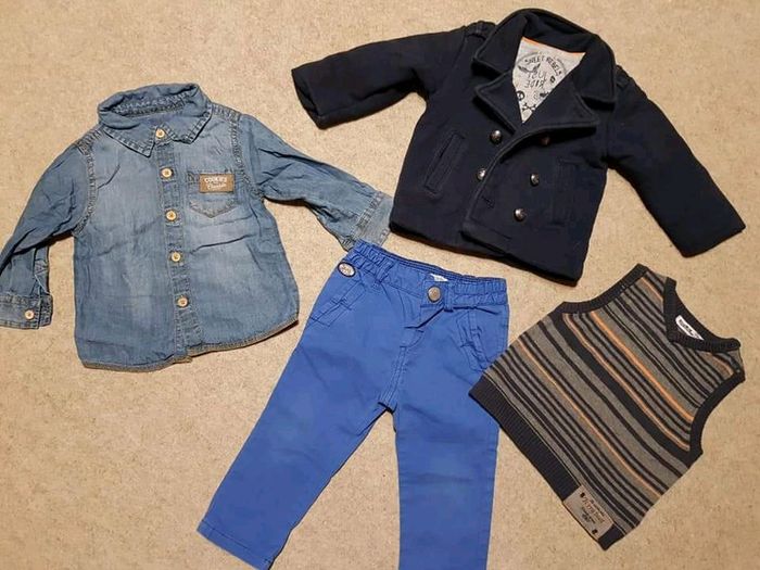 Lot de 4 articles garçon 12 mois diverses marques dont ikks