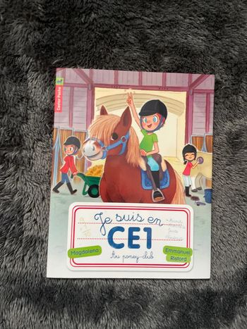 Je suis en CE1 Au poney club