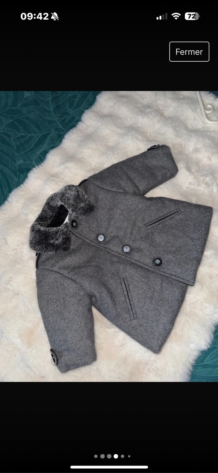 Manteaux Dior 6 mois quasi neuf 100 pour-cent laine - photo numéro 4