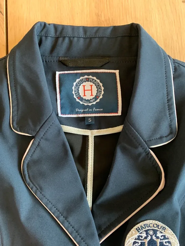 Veste de concours équitation Harcour, logo  brodé, taille S (36) - photo numéro 7