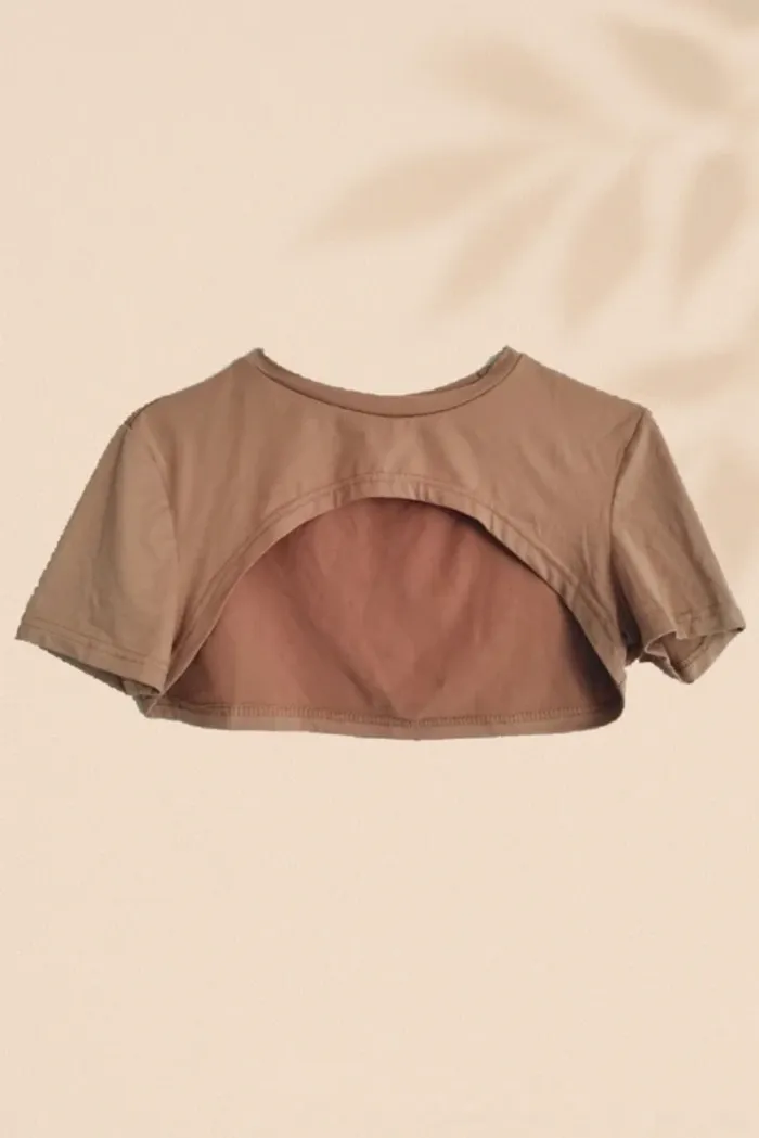 Crop top asymétrique