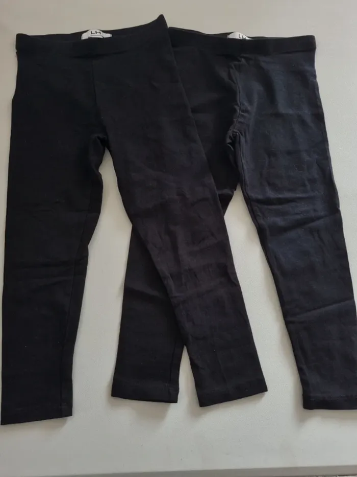 Lot 2 leggings longs la halle