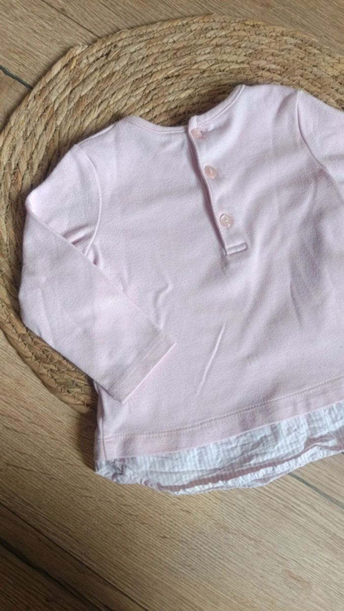 Haut manches longues 12 mois fille - photo numéro 3