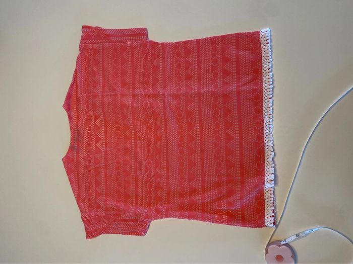 Gilet manches courtes corail Ikks neuf 8 ans - photo numéro 7