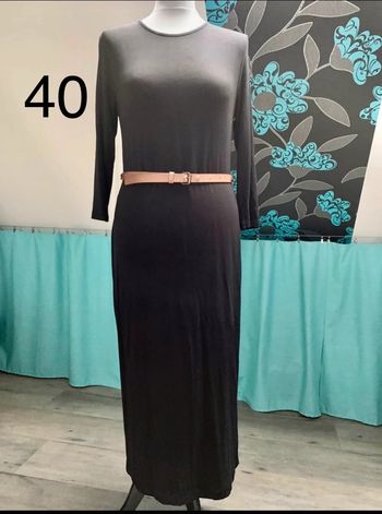 Longue robe noire H&M