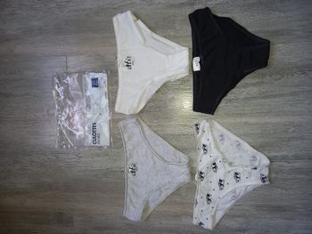 4 culottes panda kiabi taille 6 ans