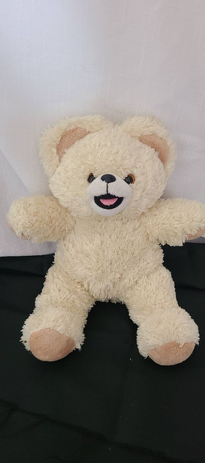 Peluche publicitaire ours CAJOLINE Assouplissant beige - photo numéro 5