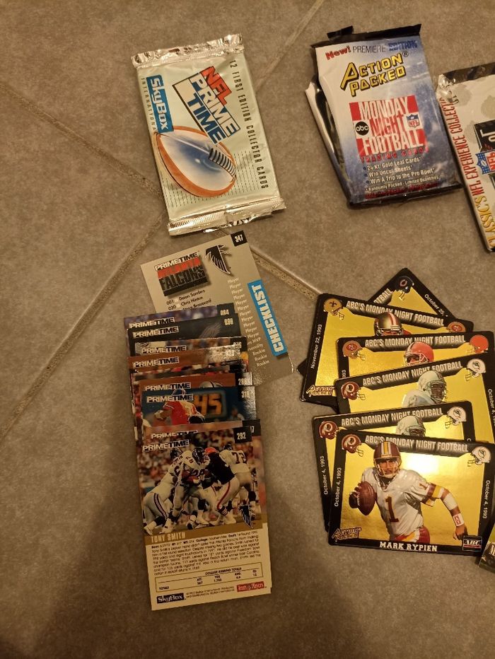 Lot boosters vintage NFL scellé et descellé - photo numéro 3