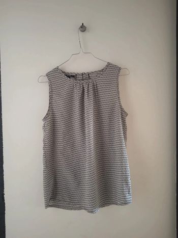 Blouse à motifs géométriques, taille 36