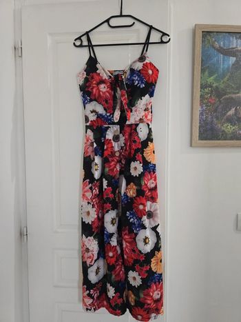 Robe longue à fleur
