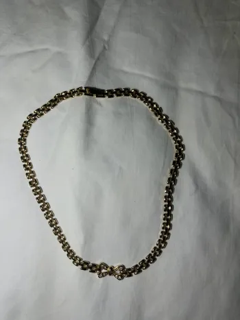 Collier vintage dorée