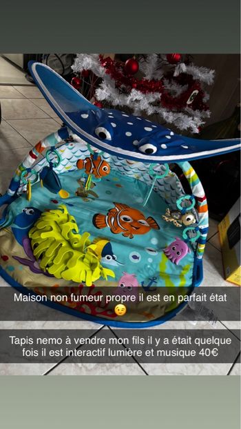 Tapis d’éveil interactif nemo