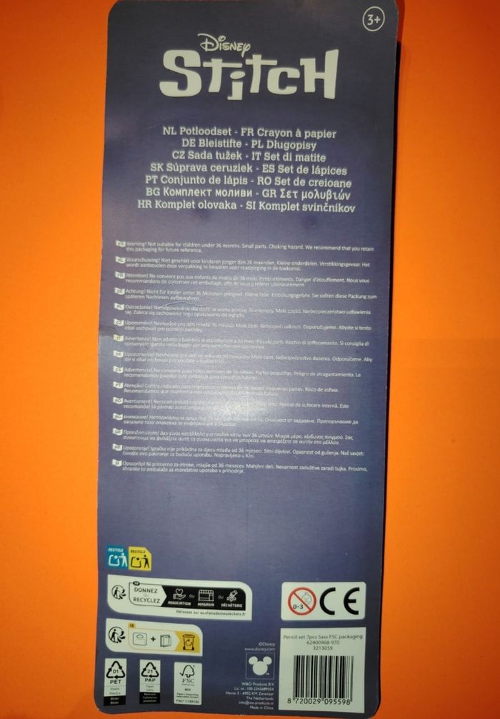 Crayon à papier stitch Disney - photo numéro 2