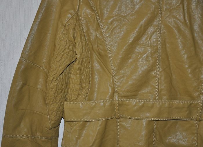 BLOUSON SIMILICUIR JAUNE - XLMODE - T.XL - NEUF - photo numéro 5