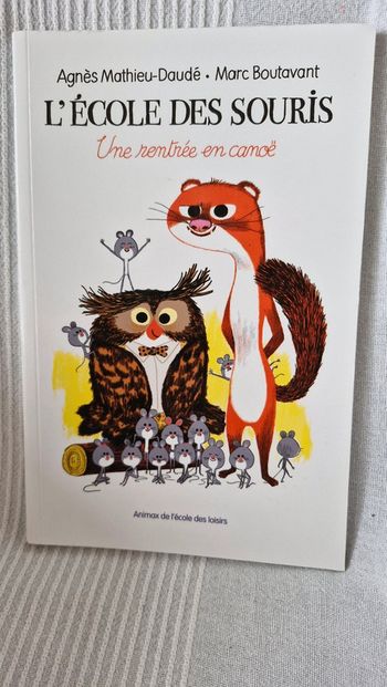 L école des souris une rentrée en canoë