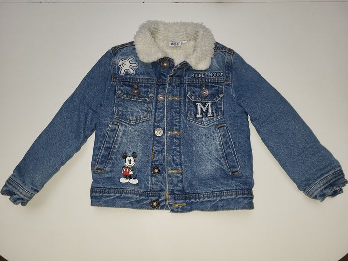 Veste en jean rembourrée, Mickey