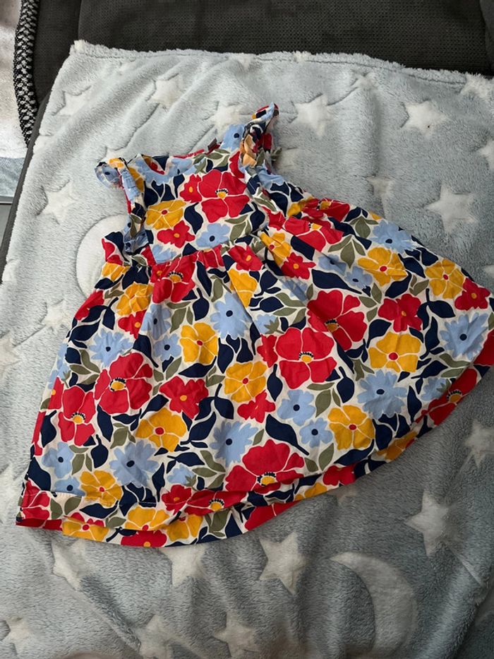 Robe fleurie été avec culotte bloomer - photo numéro 2