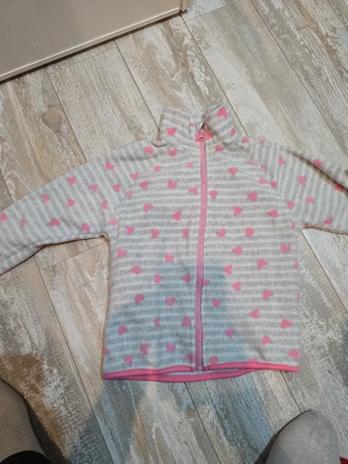 Polaire chaud skis #orianablfille6ans
