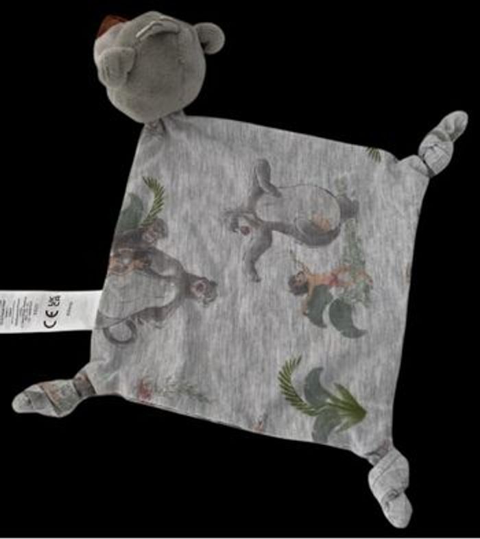 B6076❤️ Doudou Plat Mouchoir Ours Baloo Livre De La Jungle Disney Primark - photo numéro 2