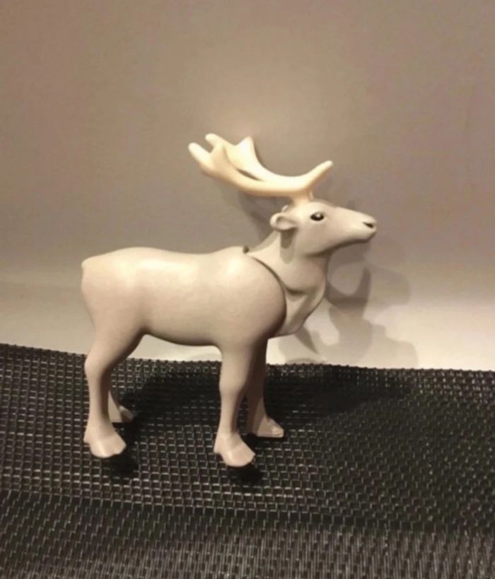 Playmobil figurine Rêne Wiltopia très bon état, comme neuf animaux sauvages Noël - photo numéro 2