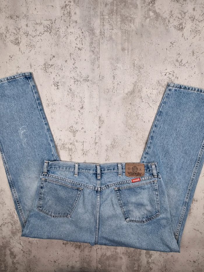 Jeans Wrangler bleu clair – Taille 36x34 Hommes (mesures en photos) - photo numéro 3