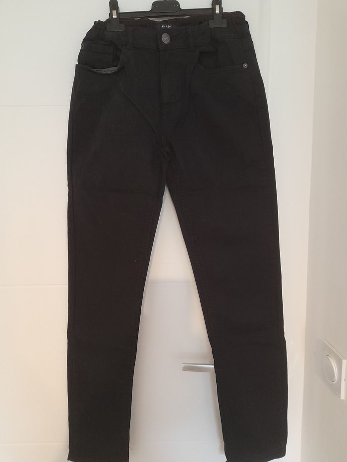Lot vêtements taille 16 ans kiabi 2 jeans slim 3 Tee-shirts manches courtes - photo numéro 4